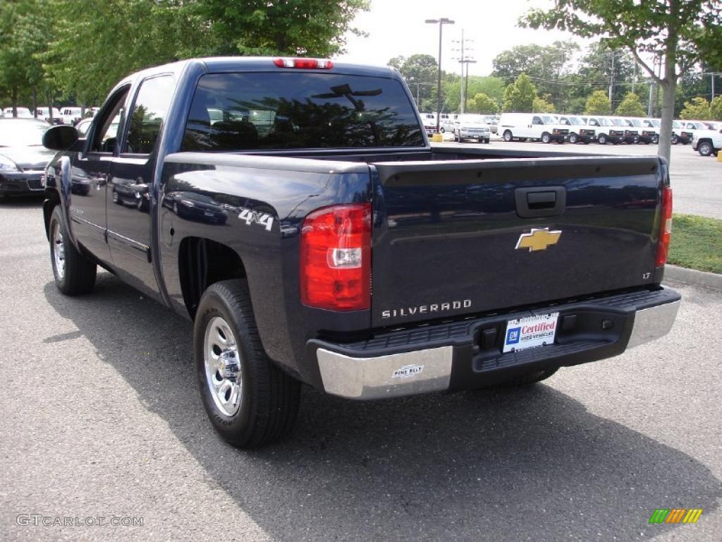 2009 Silverado 1500 LT Crew Cab 4x4 - Imperial Blue Metallic / Ebony photo #6