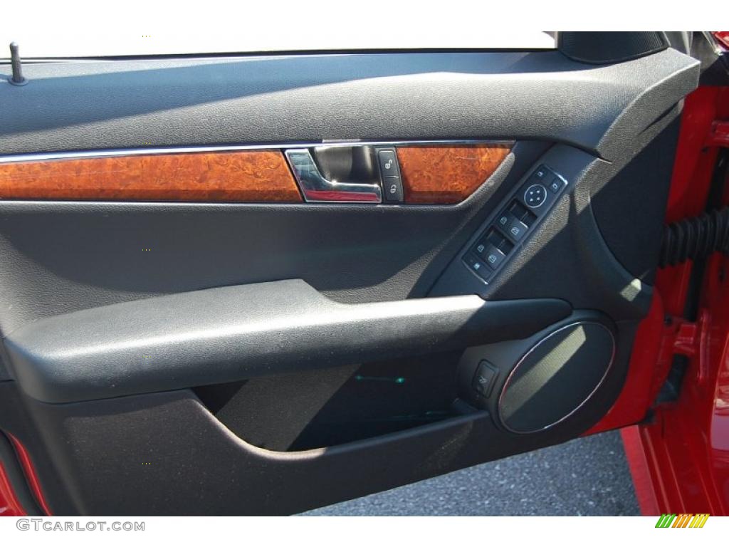 2009 C 300 Sport - Mars Red / Black photo #7