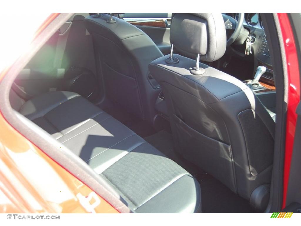 2009 C 300 Sport - Mars Red / Black photo #10