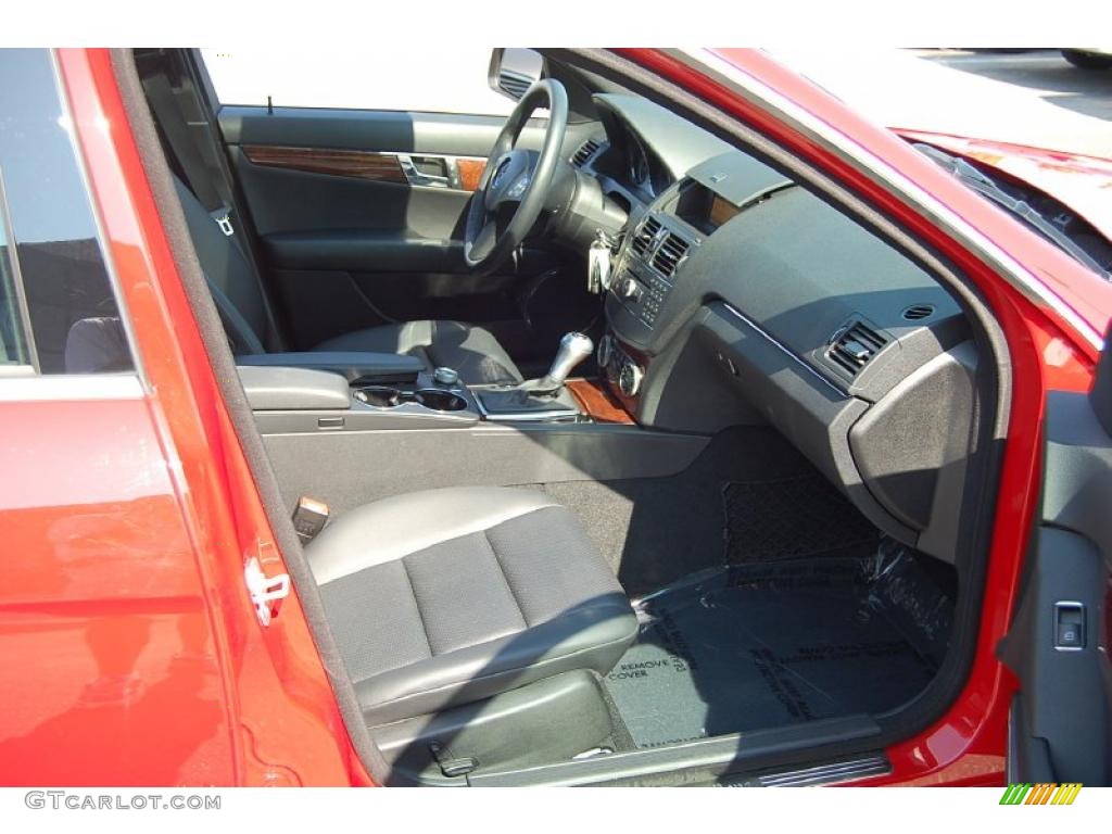 2009 C 300 Sport - Mars Red / Black photo #12