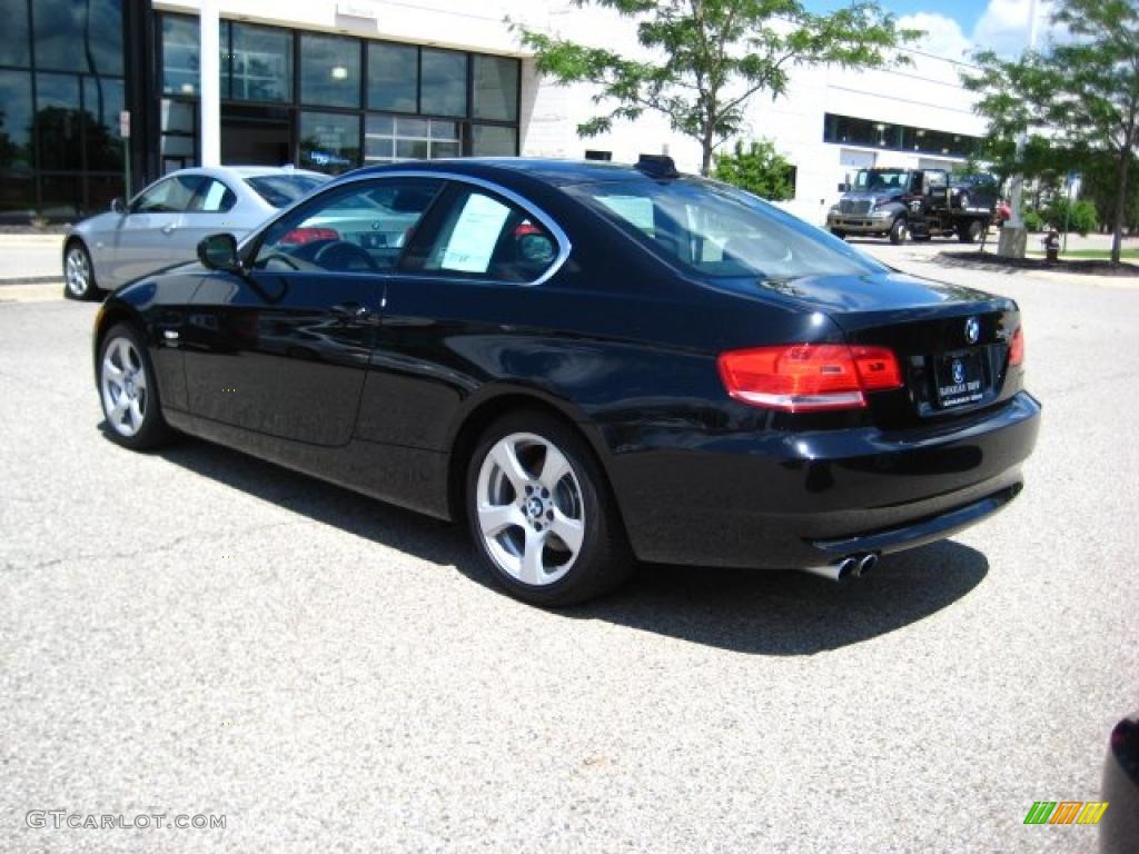 2010 3 Series 328i xDrive Coupe - Black Sapphire Metallic / Black Dakota Leather photo #3