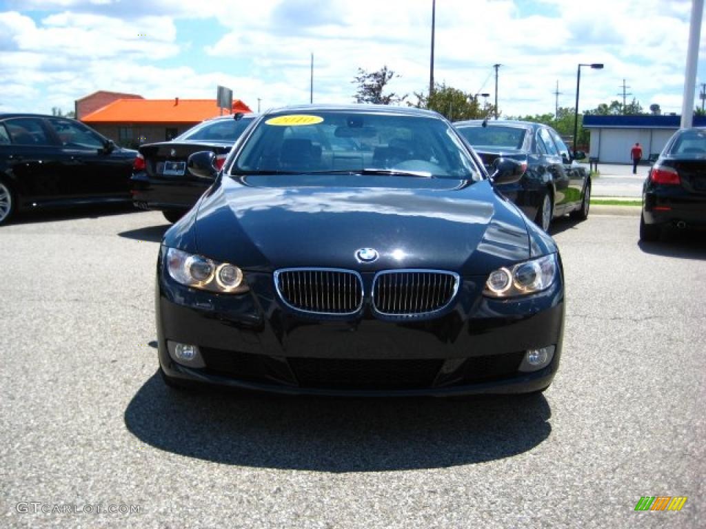 2010 3 Series 328i xDrive Coupe - Black Sapphire Metallic / Black Dakota Leather photo #8