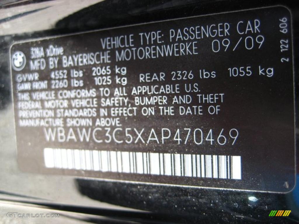 2010 3 Series 328i xDrive Coupe - Black Sapphire Metallic / Black Dakota Leather photo #12