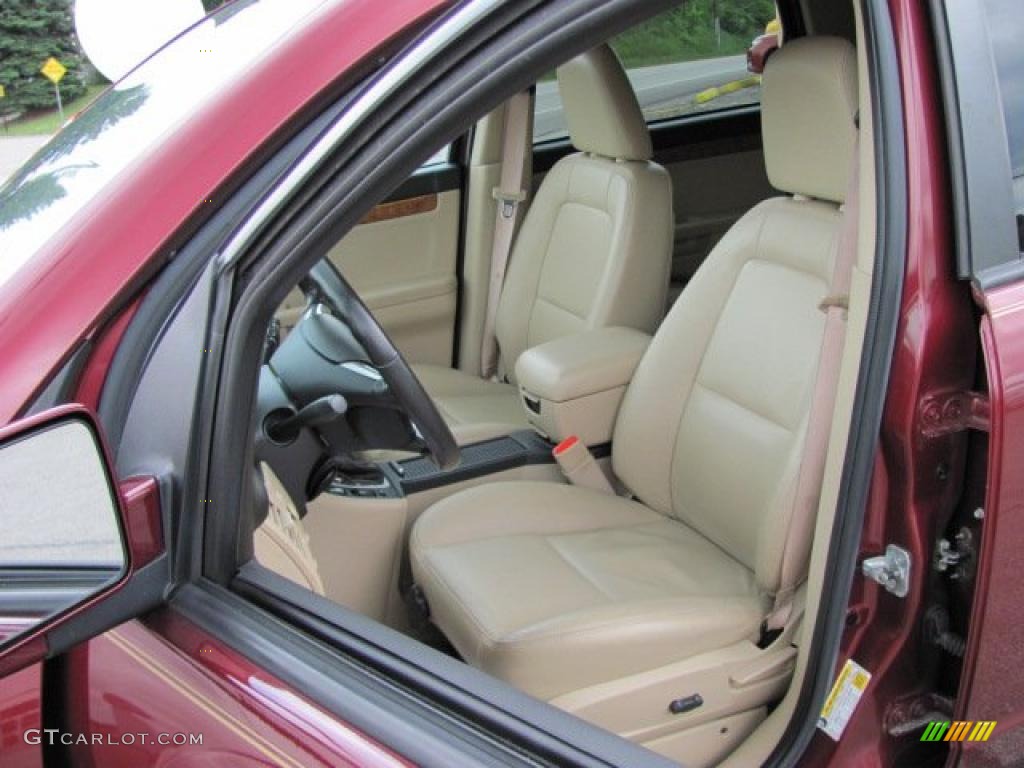 2007 XL7 Luxury AWD - Dark Cranberry Metallic / Beige photo #9