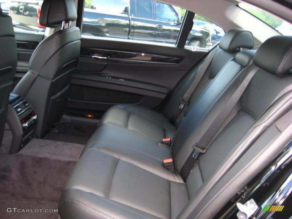 2011 7 Series 750Li xDrive Sedan - Black Sapphire Metallic / Black Nappa Leather photo #11