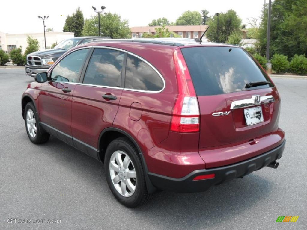 2007 CR-V EX - Tango Red Pearl / Gray photo #2