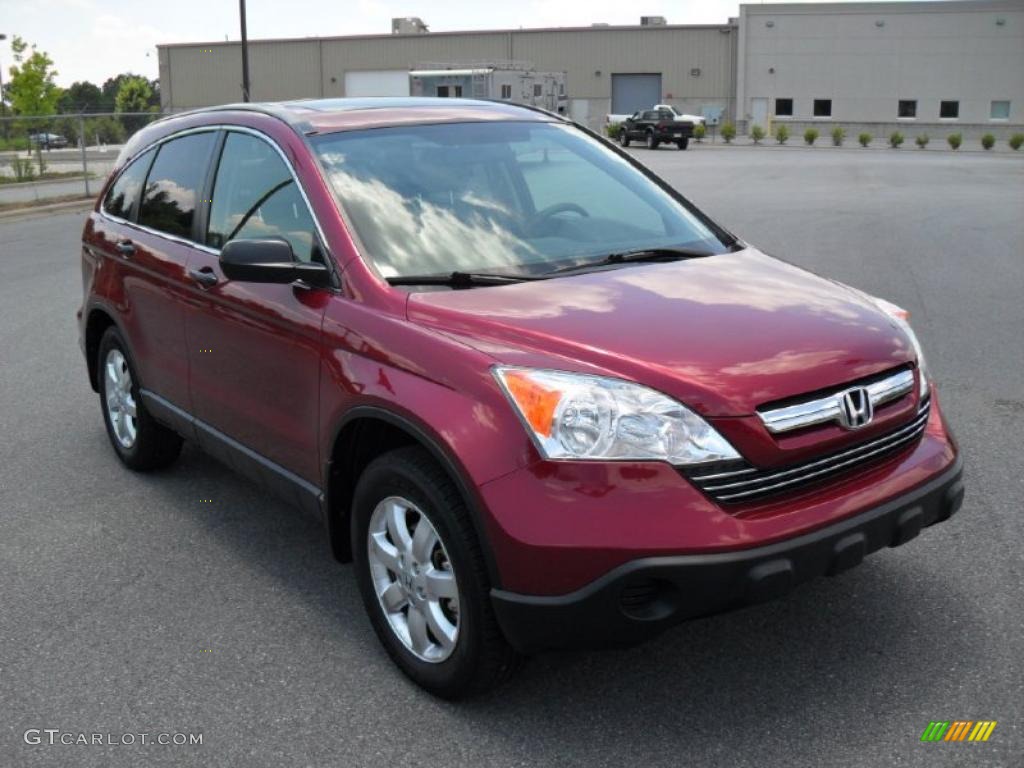 2007 CR-V EX - Tango Red Pearl / Gray photo #5