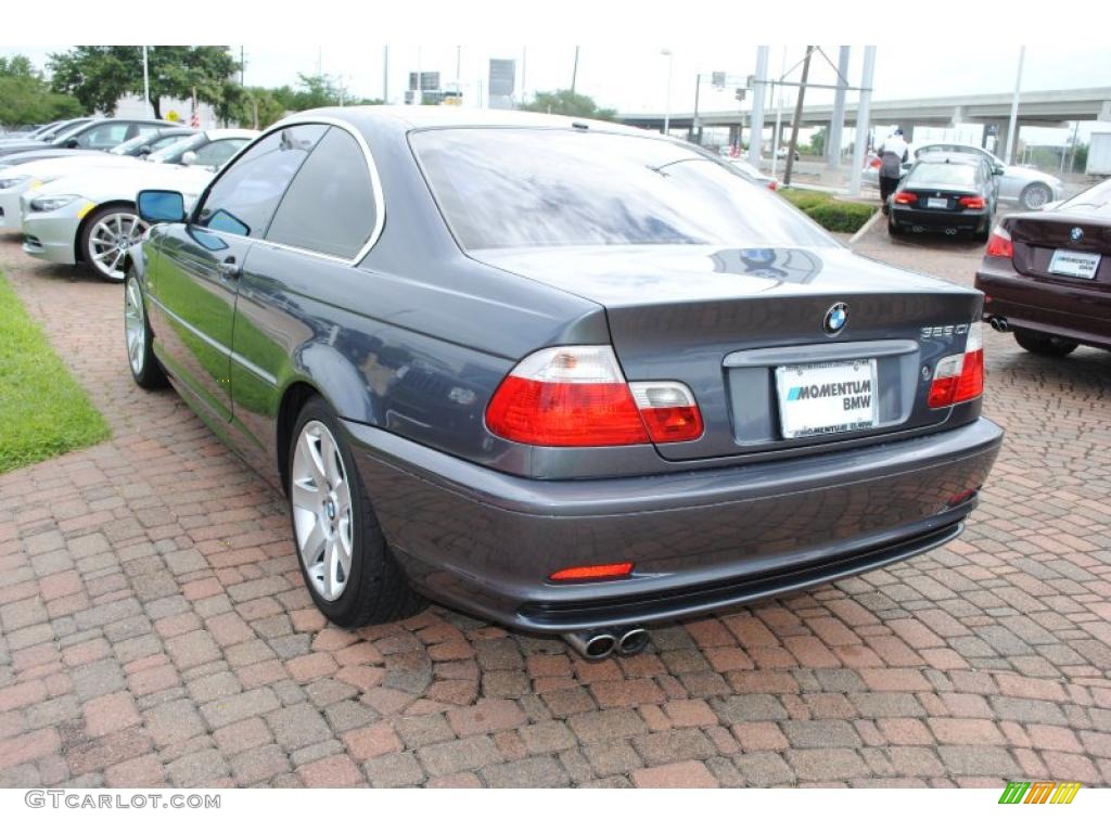 2003 3 Series 325i Coupe - Steel Blue Metallic / Grey photo #5