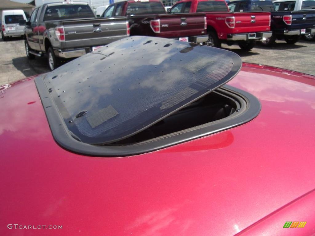 1996 Mustang V6 Coupe - Laser Red Metallic / Medium Graphite photo #12