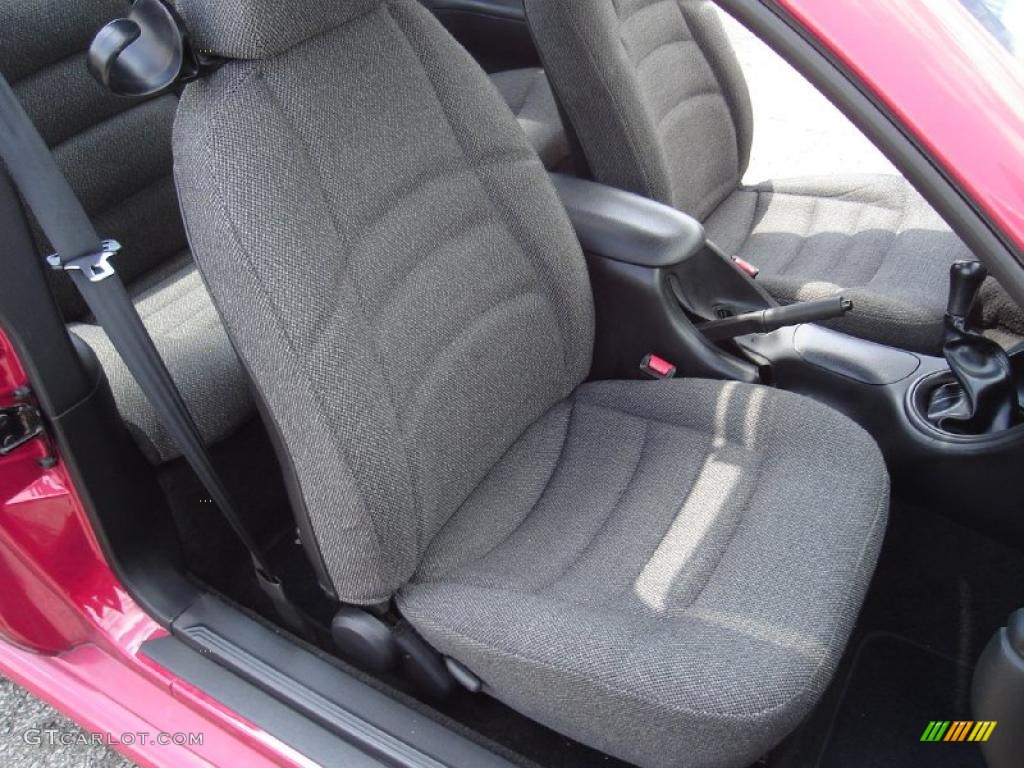 1996 Mustang V6 Coupe - Laser Red Metallic / Medium Graphite photo #14