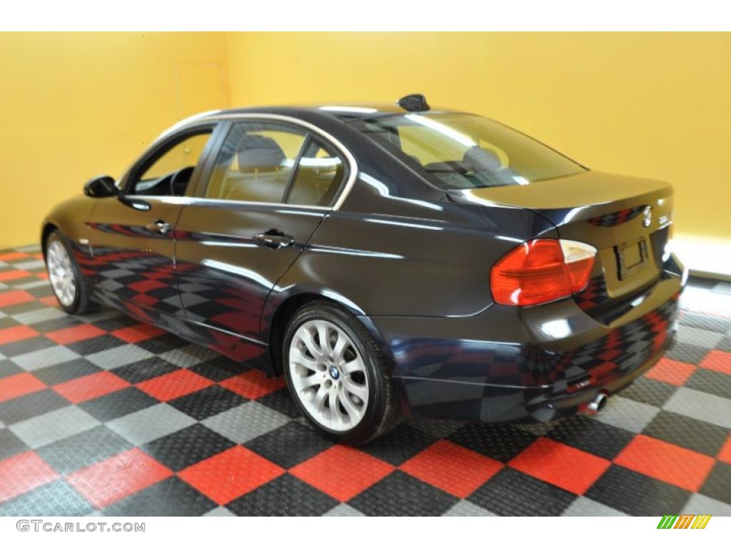 2007 3 Series 335xi Sedan - Monaco Blue Metallic / Terra/Black Dakota Leather photo #4