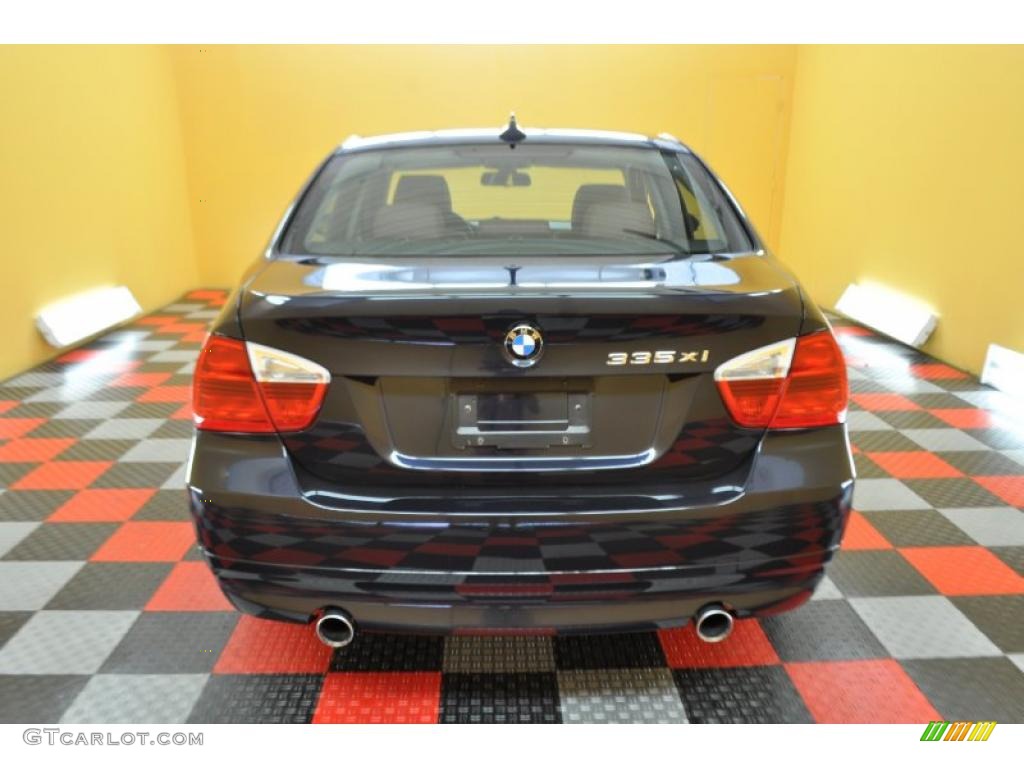2007 3 Series 335xi Sedan - Monaco Blue Metallic / Terra/Black Dakota Leather photo #5