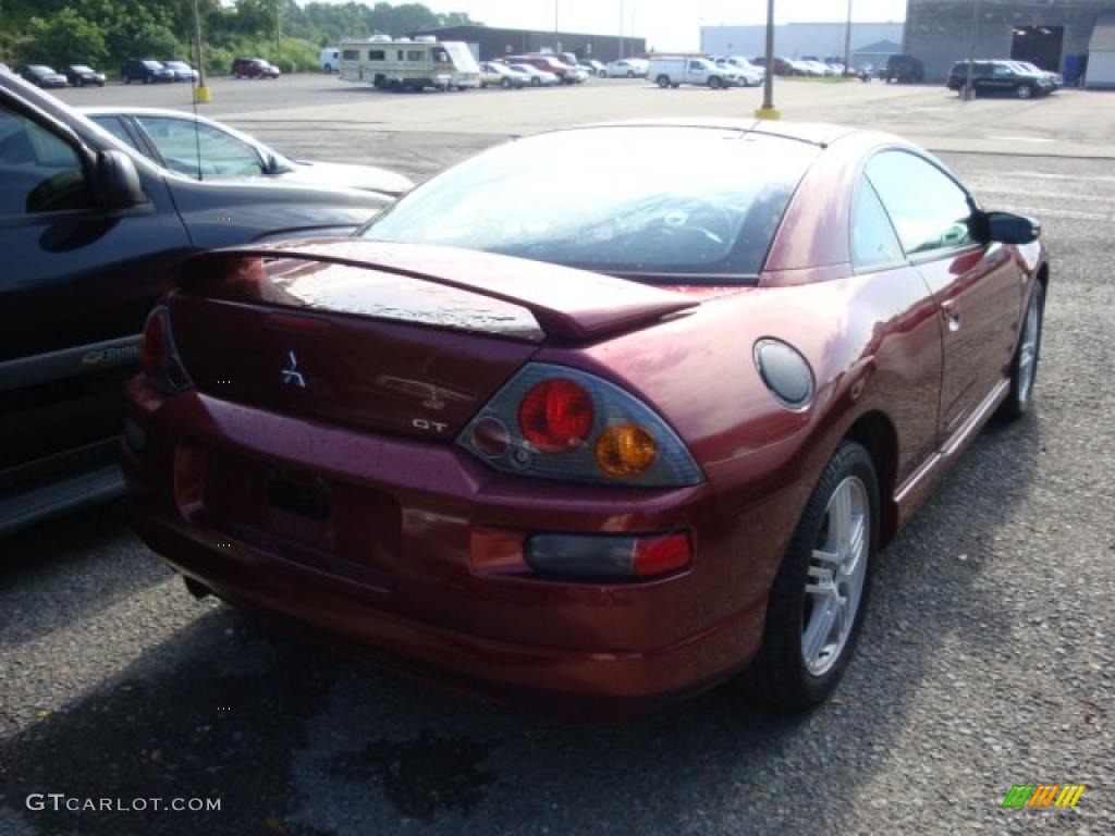 2003 Eclipse GT Coupe - Ultra Red Pearl / Midnight photo #2