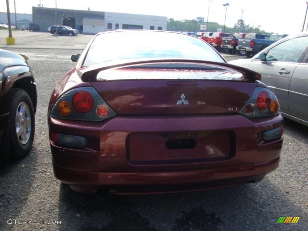 2003 Eclipse GT Coupe - Ultra Red Pearl / Midnight photo #3