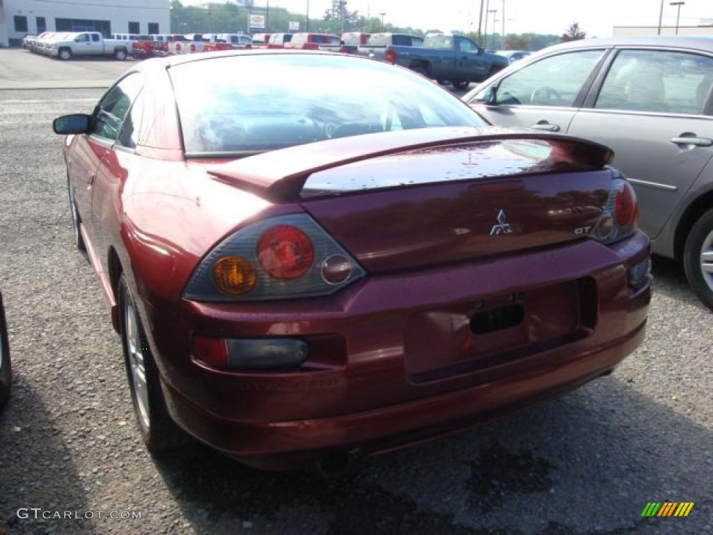 2003 Eclipse GT Coupe - Ultra Red Pearl / Midnight photo #4