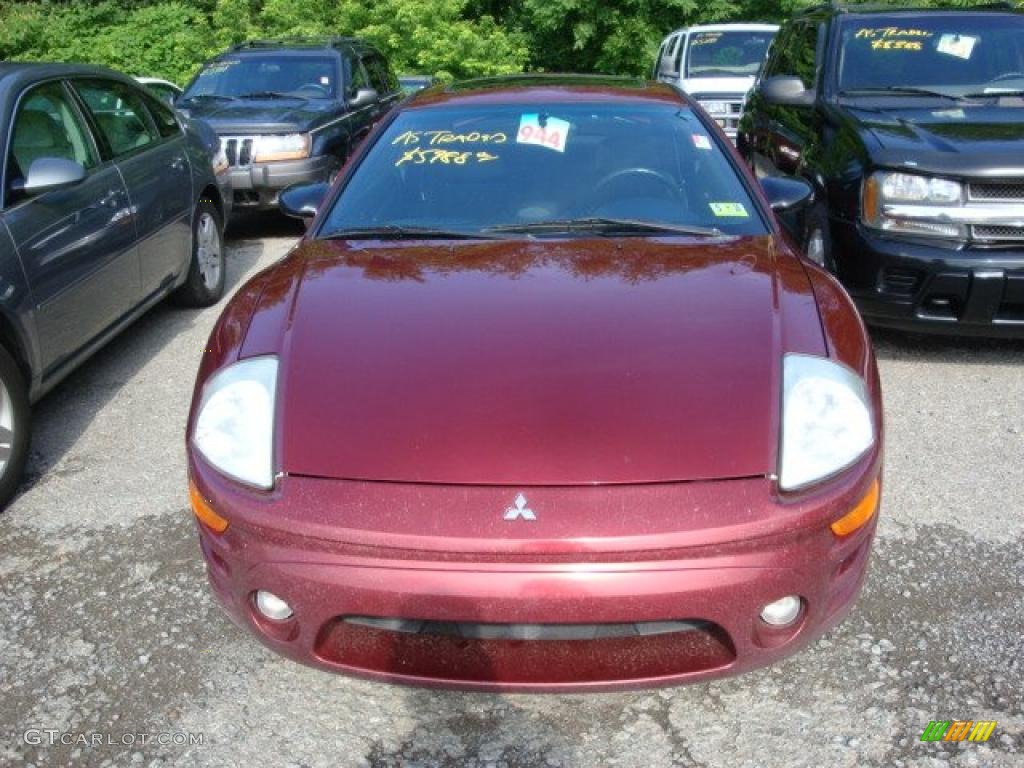 2003 Eclipse GT Coupe - Ultra Red Pearl / Midnight photo #6