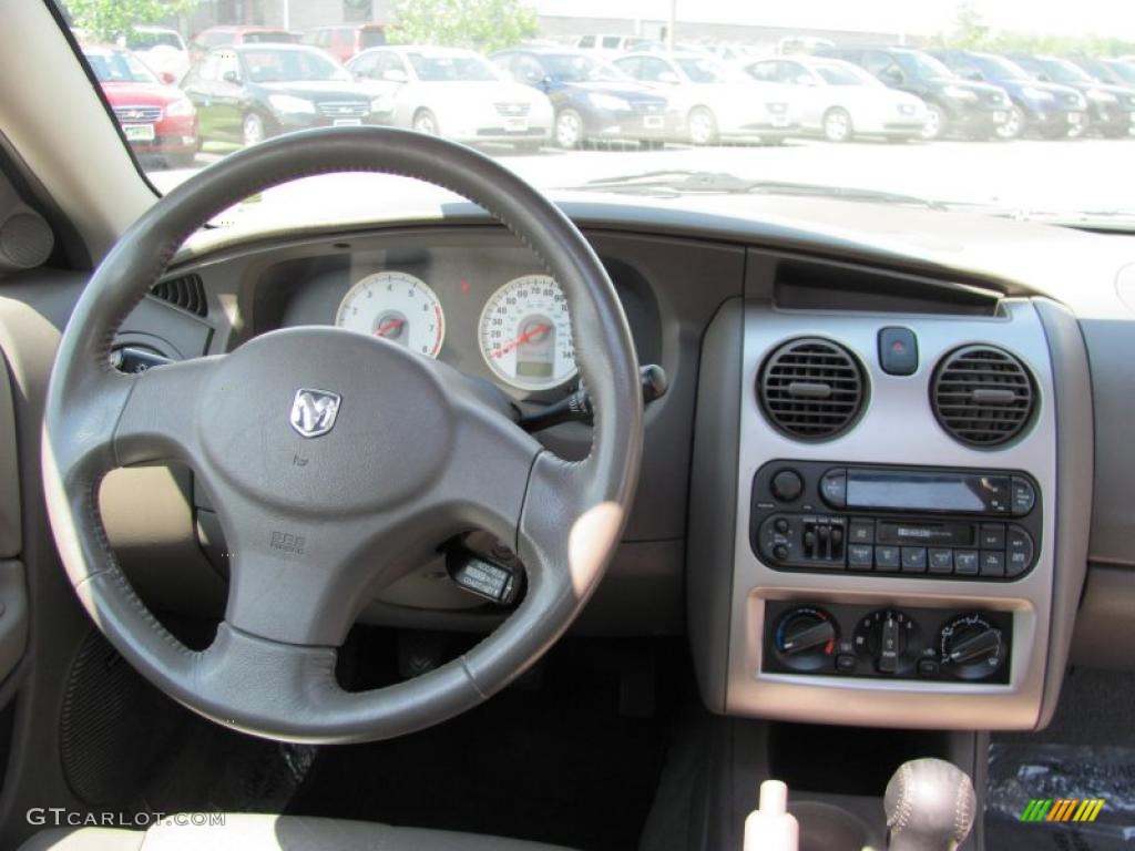 2003 Stratus R/T Coupe - Satin White Pearl / Dark Taupe/Medium Taupe photo #4