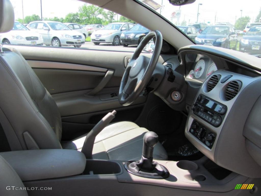 2003 Stratus R/T Coupe - Satin White Pearl / Dark Taupe/Medium Taupe photo #7