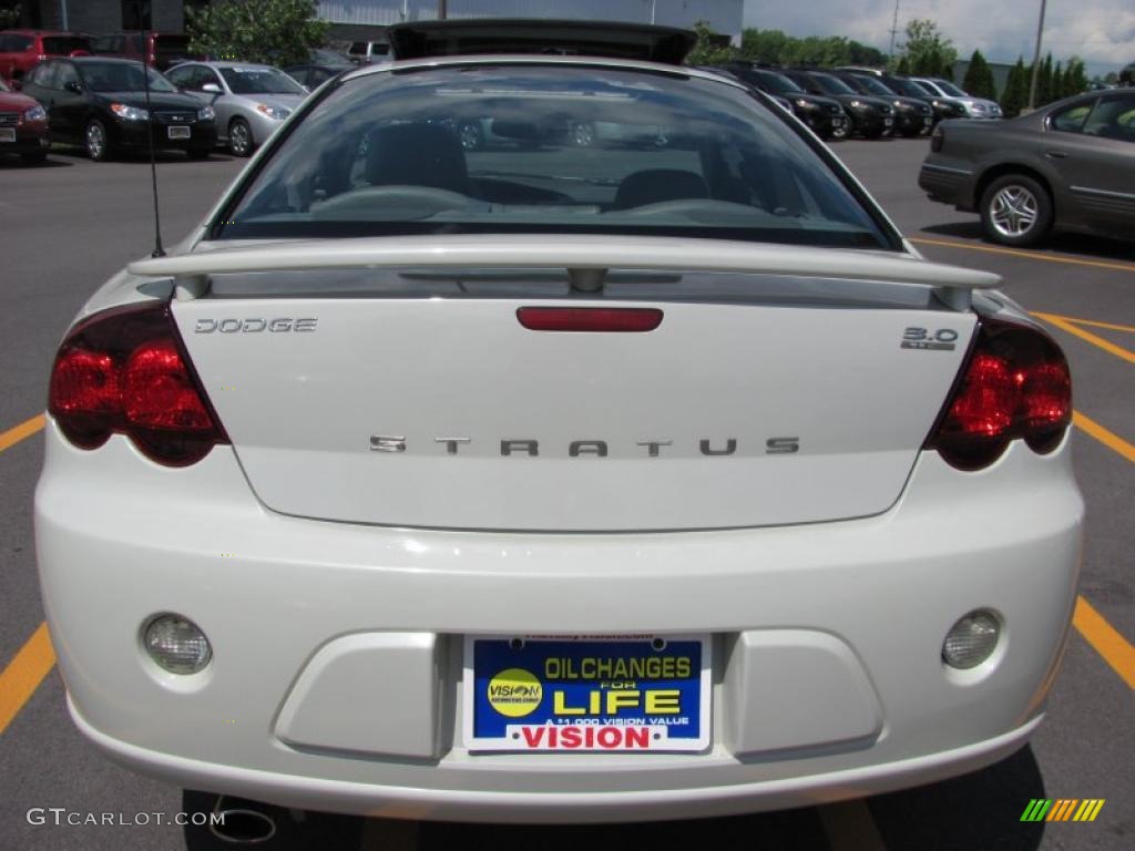 2003 Stratus R/T Coupe - Satin White Pearl / Dark Taupe/Medium Taupe photo #14