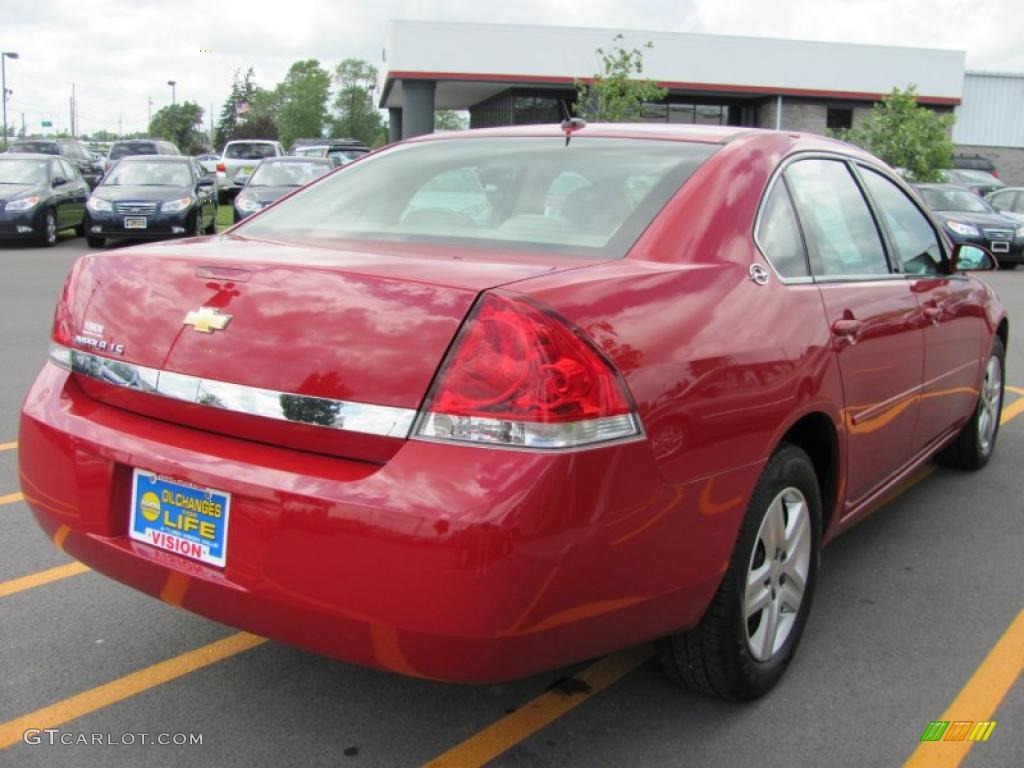 2007 Impala LS - Precision Red / Neutral Beige photo #2