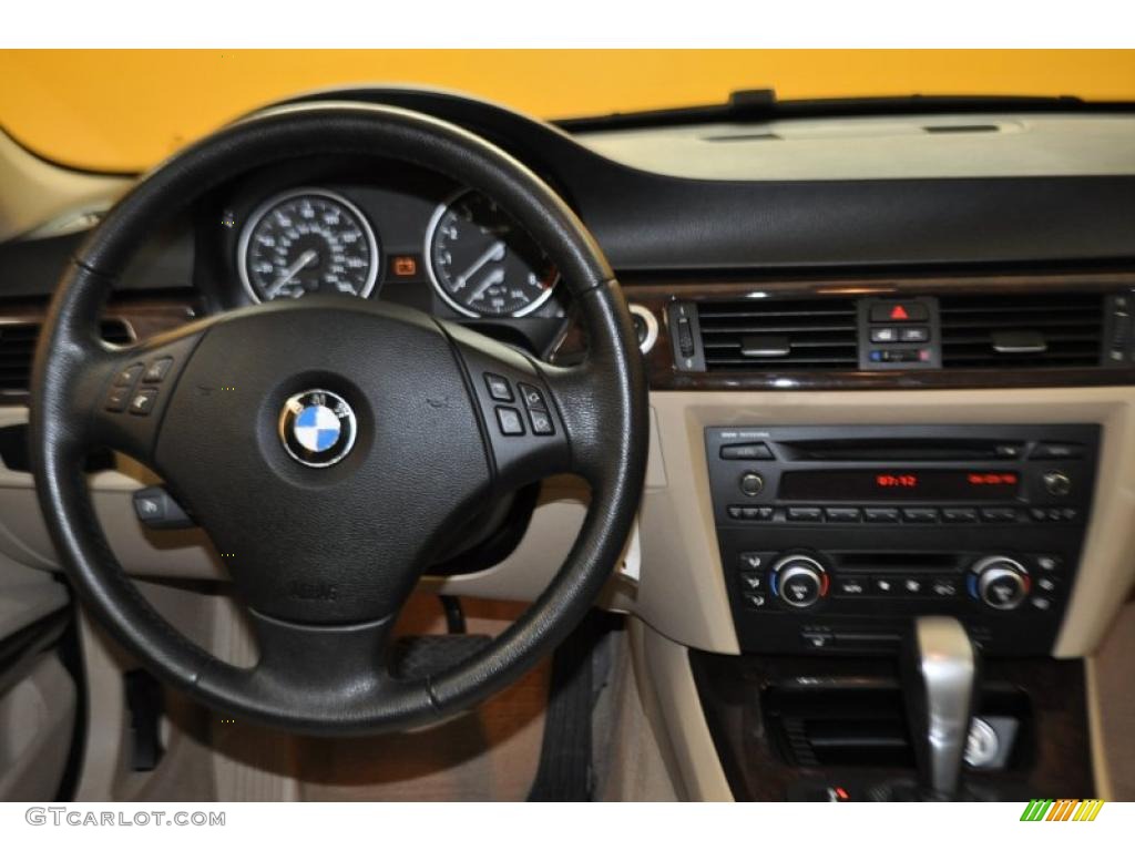 2007 3 Series 335i Sedan - Monaco Blue Metallic / Beige photo #7