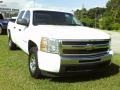 2009 Summit White Chevrolet Silverado 1500 LT Crew Cab 4x4  photo #7