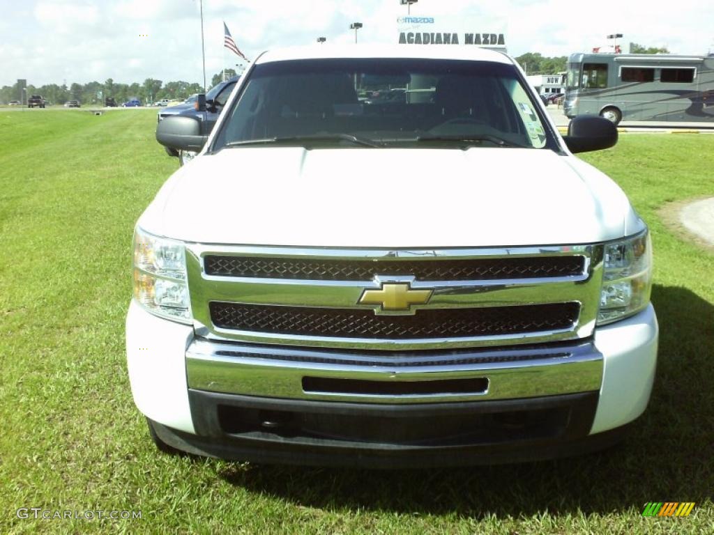 2009 Silverado 1500 LT Crew Cab 4x4 - Summit White / Dark Titanium photo #8