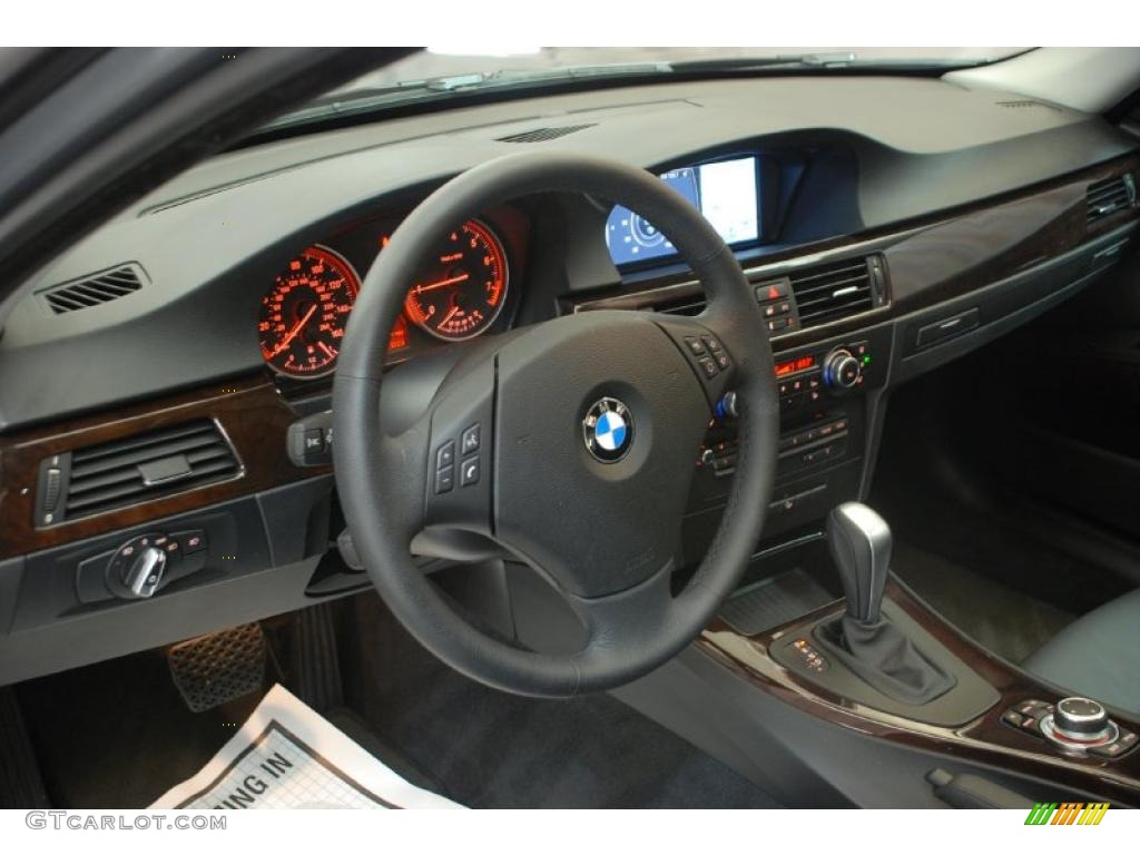 2010 3 Series 328i xDrive Sedan - Space Gray Metallic / Black photo #13