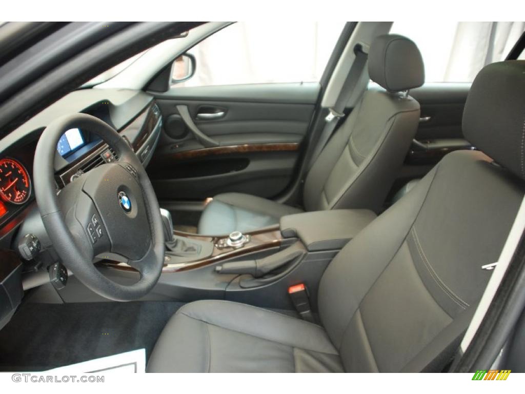 2010 3 Series 328i xDrive Sedan - Space Gray Metallic / Black photo #14