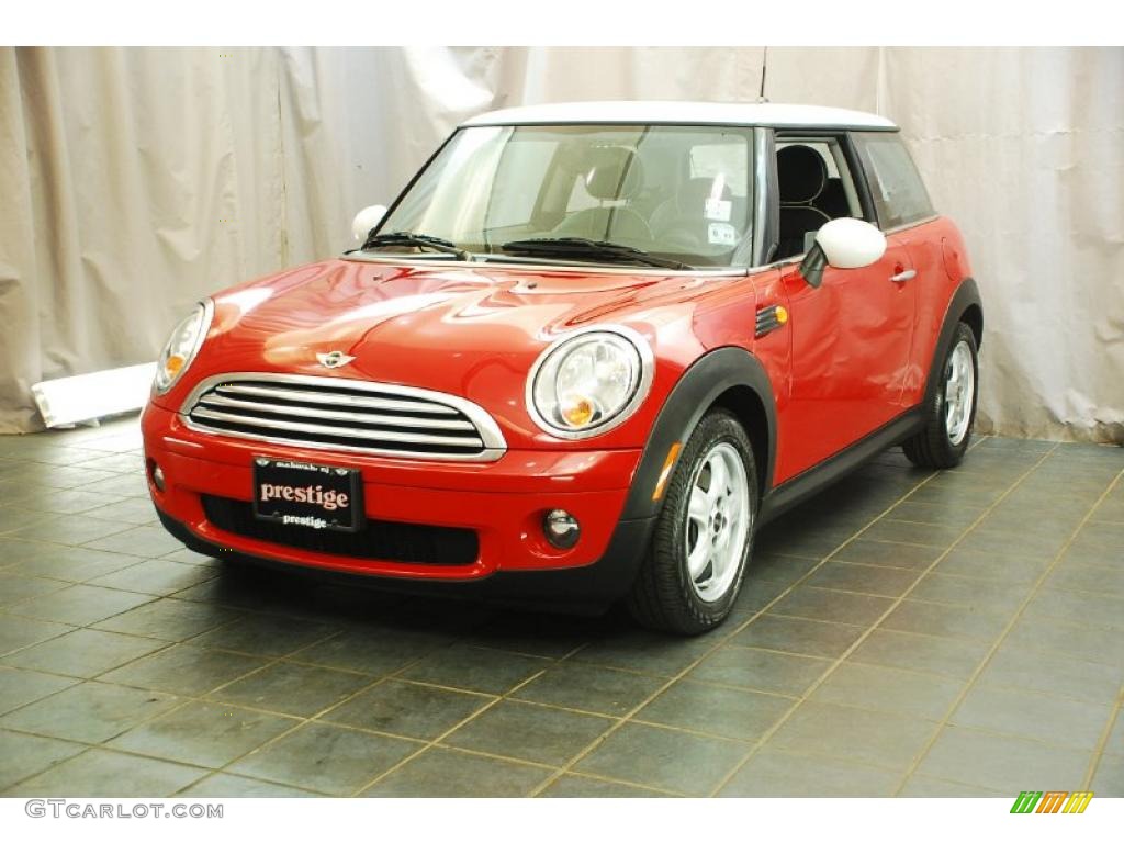 2007 Cooper Hardtop - Chili Red / Lounge Carbon Black photo #1