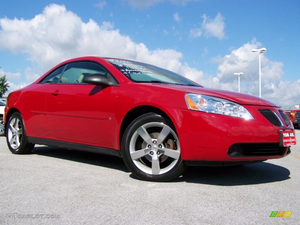 2006 G6 GT Convertible - Crimson Red / Light Taupe photo #1