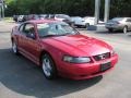 2002 Laser Red Metallic Ford Mustang V6 Coupe  photo #6
