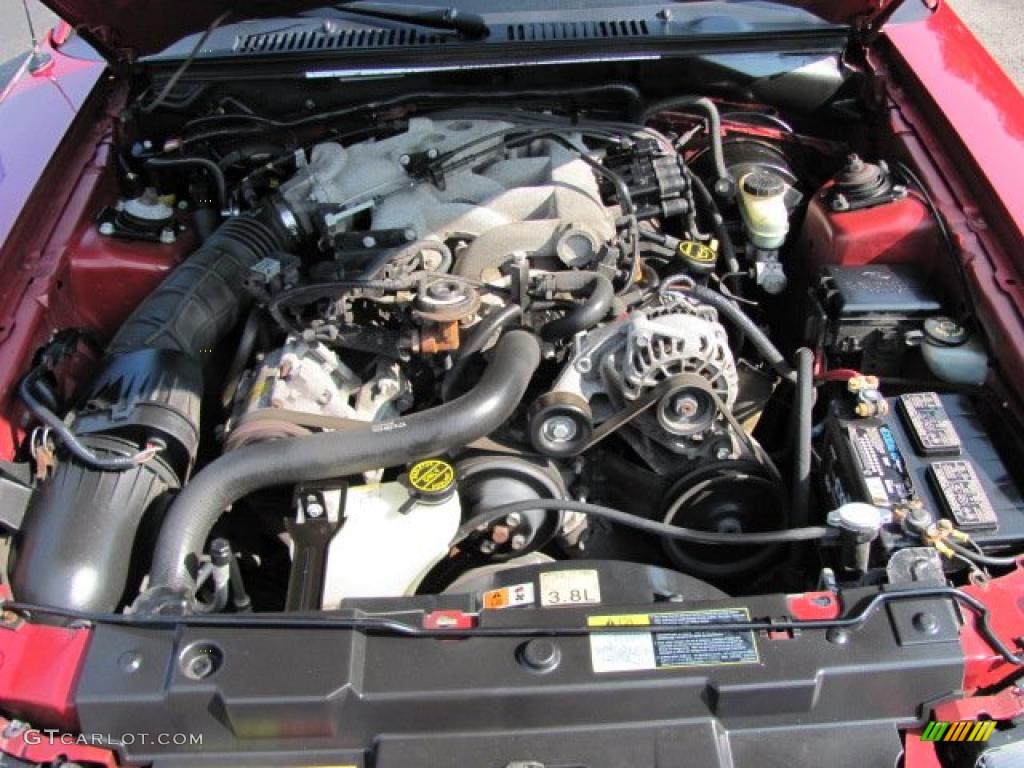 2002 Mustang V6 Coupe - Laser Red Metallic / Medium Parchment photo #7