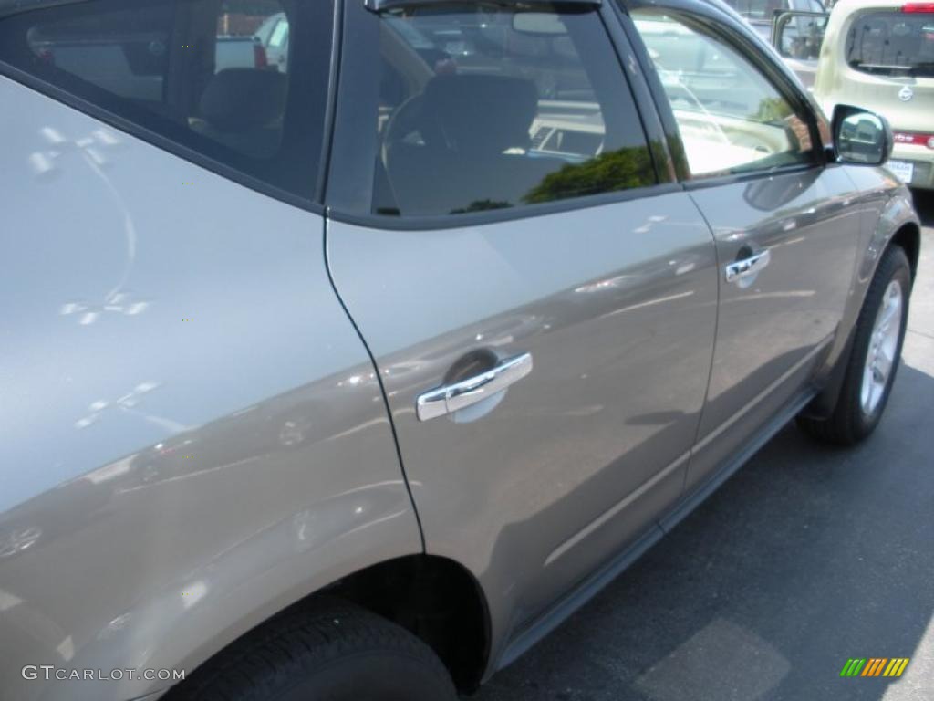 2004 Murano SL AWD - Polished Pewter Metallic / Cafe Latte photo #5