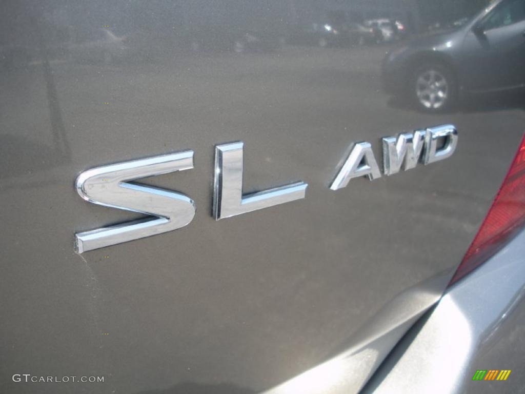 2004 Murano SL AWD - Polished Pewter Metallic / Cafe Latte photo #7