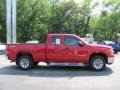 2008 Fire Red GMC Sierra 1500 Extended Cab 4x4  photo #10