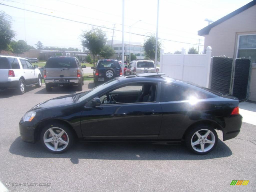 2004 RSX Type S Sports Coupe - Nighthawk Black Pearl / Ebony photo #2