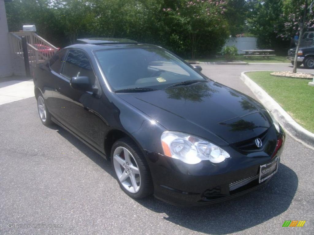 2004 RSX Type S Sports Coupe - Nighthawk Black Pearl / Ebony photo #7