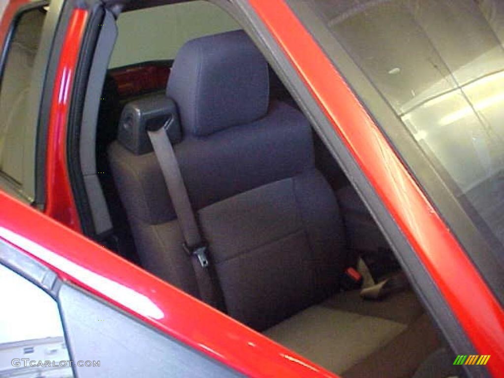 2005 F150 XLT SuperCab 4x4 - Bright Red / Medium Flint Grey photo #9