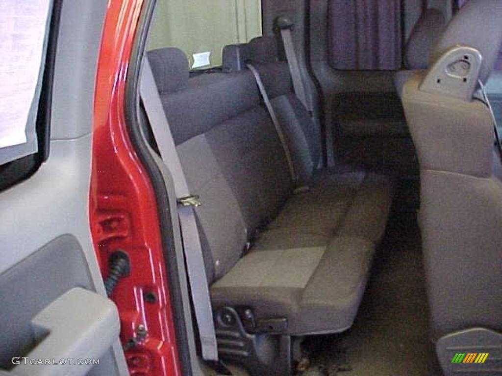 2005 F150 XLT SuperCab 4x4 - Bright Red / Medium Flint Grey photo #11