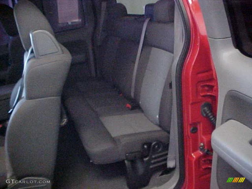 2005 F150 XLT SuperCab 4x4 - Bright Red / Medium Flint Grey photo #17