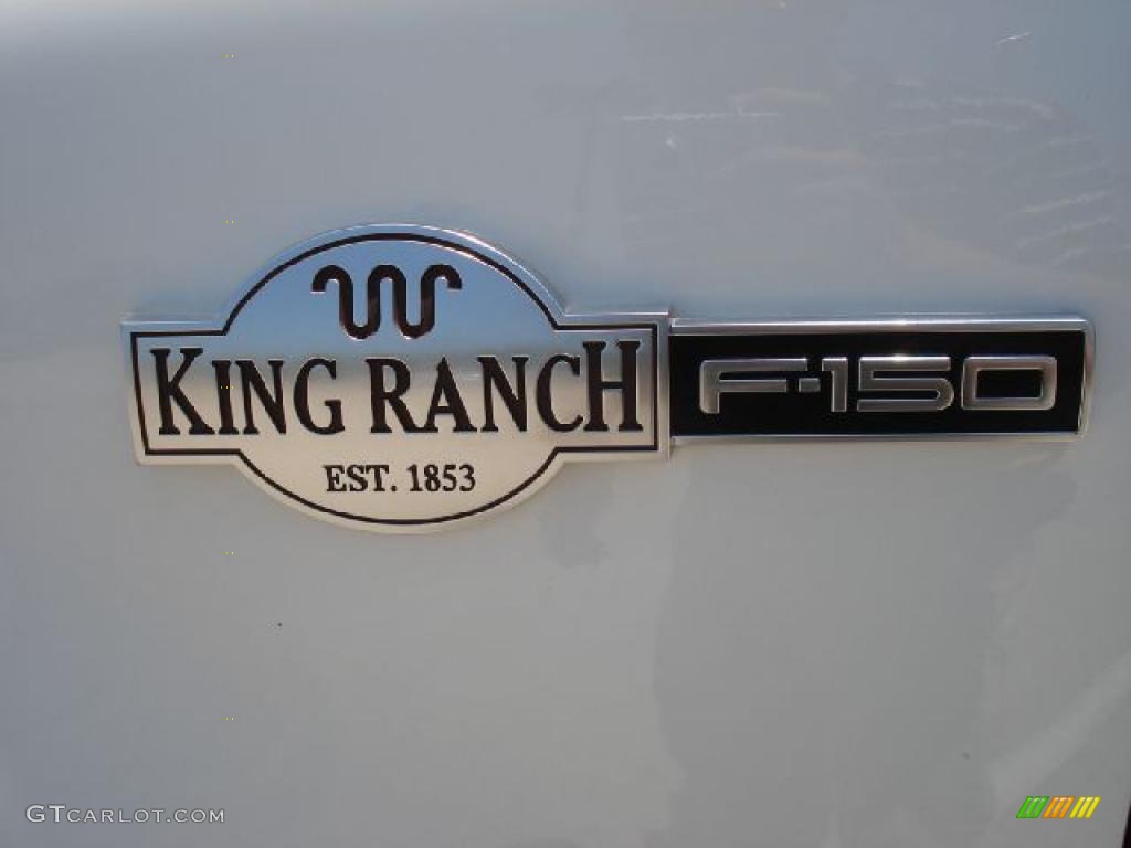 2007 F150 King Ranch SuperCrew 4x4 - Oxford White / Castano Brown Leather photo #27