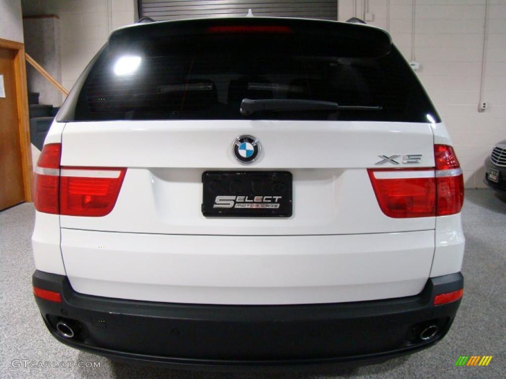2008 X5 3.0si - Alpine White / Black photo #5