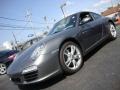 2009 Meteor Grey Metallic Porsche 911 Carrera Coupe  photo #1