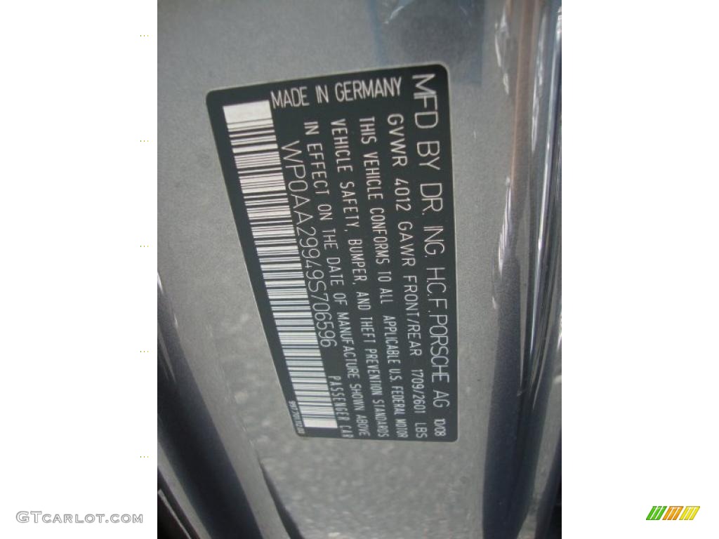 2009 911 Carrera Coupe - Meteor Grey Metallic / Black photo #35