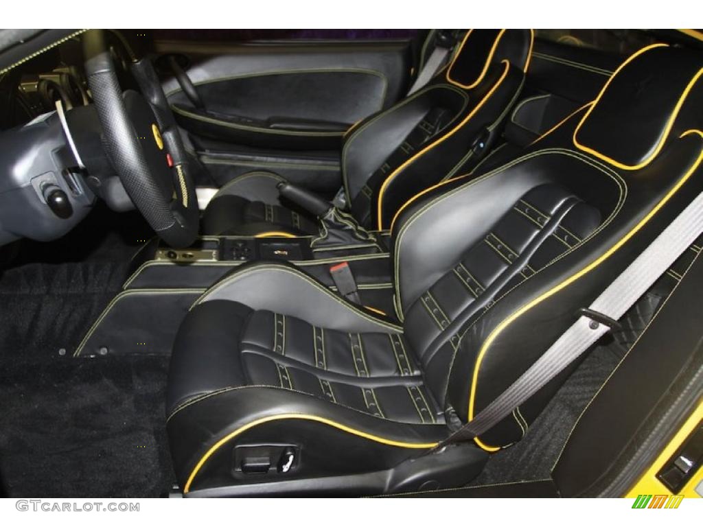 2007 F430 Coupe F1 - Giallo Modena DS (Yellow) / Nero photo #7