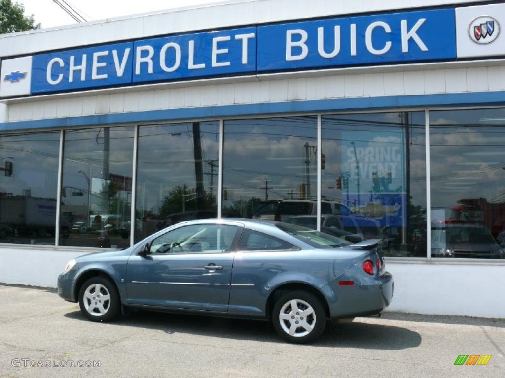 2007 Cobalt LS Coupe - Blue Granite Metallic / Gray photo #1