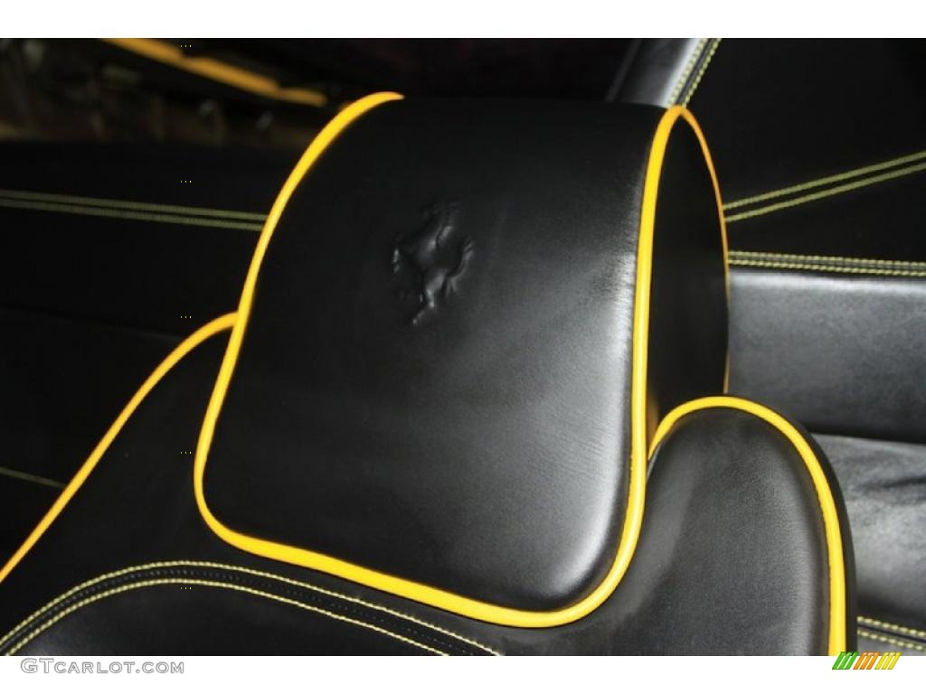 2007 F430 Coupe F1 - Giallo Modena DS (Yellow) / Nero photo #46