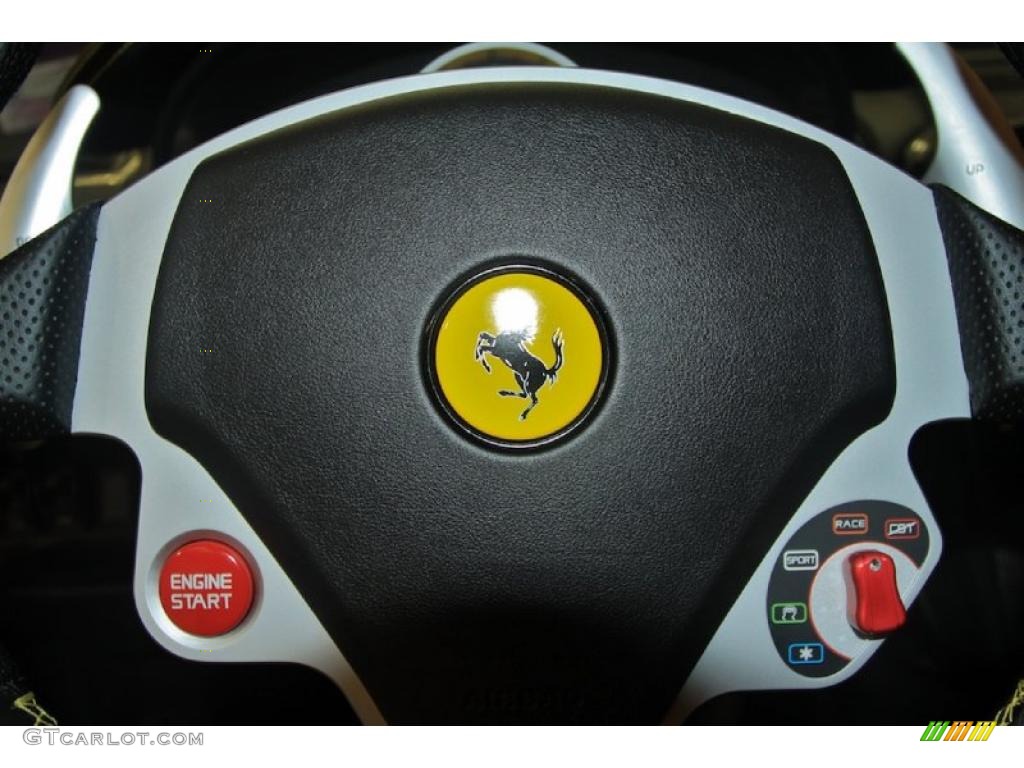 2007 F430 Coupe F1 - Giallo Modena DS (Yellow) / Nero photo #47