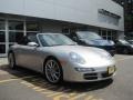 2008 Arctic Silver Metallic Porsche 911 Carrera S Cabriolet  photo #1